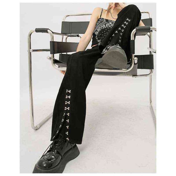 split black jeans women high waist straight wide blowjob flare pants fashion high street jean streetwear female denim pants l220726, Blue
split black jeans women high waist straight wide blowjob flare pants fashion high street jean streetwear female denim pants l220726, Blue