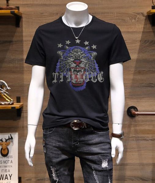 streetwear rhinestone anime mens tshirt casual quality classic mens clothes tshirt, White;black
streetwear rhinestone anime mens tshirt casual quality classic mens clothes tshirt, White;black