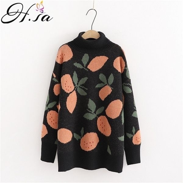 hsa women casual sweaters winter warm turtlecneck sweet jumpers warm pull knitwear oversized sweater fruit sweaters 201201, White;black
hsa women casual sweaters winter warm turtlecneck sweet jumpers warm pull knitwear oversized sweater fruit sweaters 201201, White;black