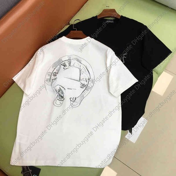 chao designer ch summer printing glue ghosting sanskrit horseshoe short sleeve t-shirt men's and wo casual fashion brand, White;black
chao designer ch summer printing glue ghosting sanskrit horseshoe short sleeve t-shirt men's and wo casual fashion brand, White;black