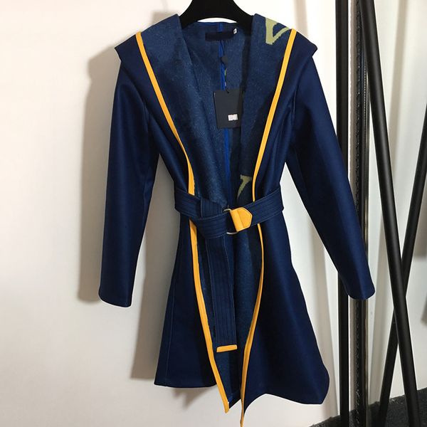women navy wool coats classic flora embroidery blends coat winter warm cardigan coat latest belt designer jackets, Black
women navy wool coats classic flora embroidery blends coat winter warm cardigan coat latest belt designer jackets, Black