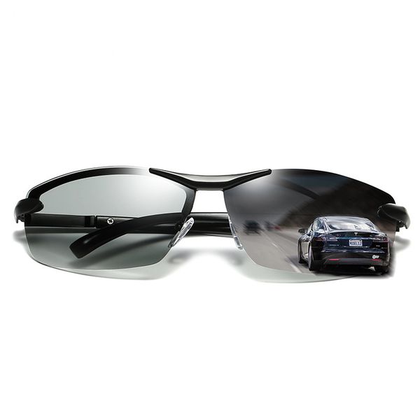 2022 new pchromic polarized sunglasses men discoloration eyewear anti glare uv400 glasses driving a289, White;black
2022 new pchromic polarized sunglasses men discoloration eyewear anti glare uv400 glasses driving a289, White;black