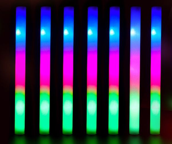 party decoration rgb led foam glow sticks lighting in dark multi color stick for wedding concert toys customized logo 220pcs
party decoration rgb led foam glow sticks lighting in dark multi color stick for wedding concert toys customized logo 220pcs