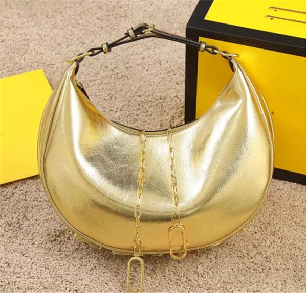 crescent axillary bag clutch bags handbag purse genuine leather plain bottom f letter hardware women purse adjustable shoudler strap, Black
crescent axillary bag clutch bags handbag purse genuine leather plain bottom f letter hardware women purse adjustable shoudler strap, Black