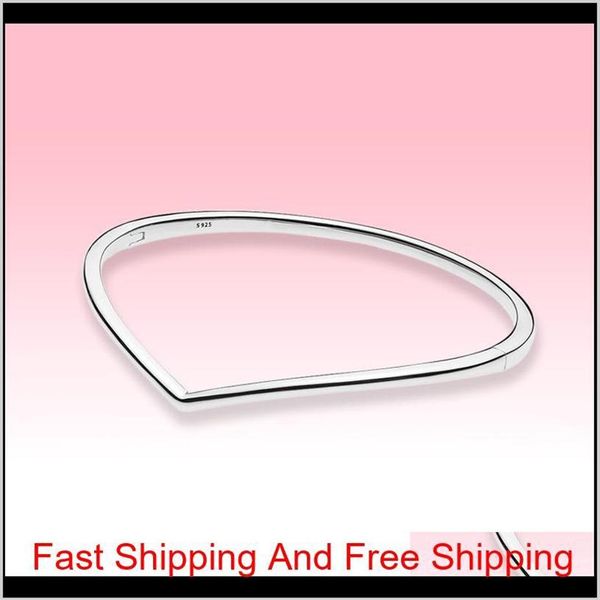 new polished wishbone bangle bracelets women jewelry for pandora 925 sterling silver bracelet with original retail bo185k, Black
new polished wishbone bangle bracelets women jewelry for pandora 925 sterling silver bracelet with original retail bo185k, Black