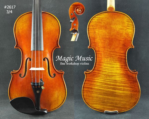 stradivarius lord wilton master level violin size 3/4 #2617 with one piece back & handmade oil varnish
stradivarius lord wilton master level violin size 3/4 #2617 with one piece back & handmade oil varnish