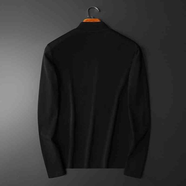 men's luxury fashion brands menswear and new leisure double-sided semi high sweater bottoming shirt, Black
men's luxury fashion brands menswear and new leisure double-sided semi high sweater bottoming shirt, Black