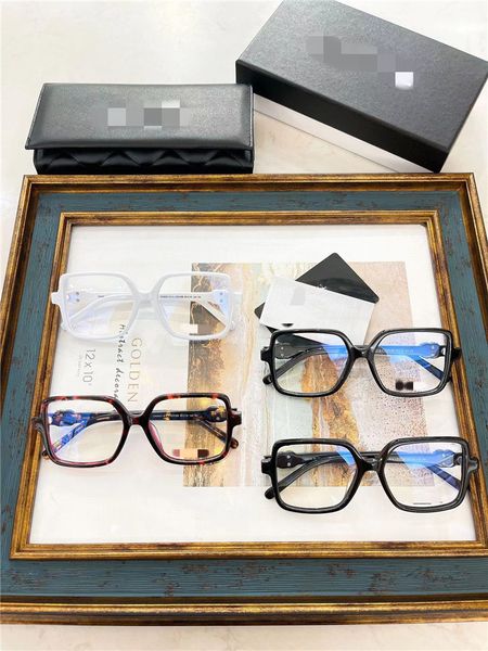 new designer sunglasses 22ss new product small fragrance ch3421 square plain net red the same model can be equipped with myopia frame female, White;black 
new designer sunglasses 22ss new product small fragrance ch3421 square plain net red the same model can be equipped with myopia frame female, White;black
