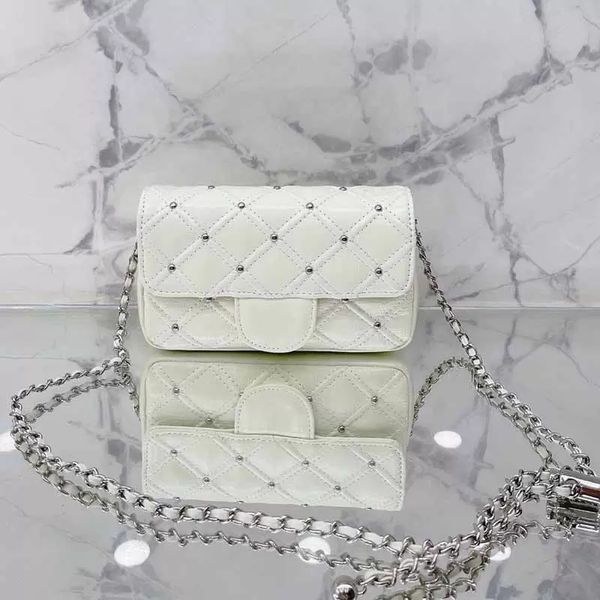 18c ladies glitter crossbosy bags black white genuine leather french designer bag silver-tone metal chain adjuster rivet decorate tote handb
18c ladies glitter crossbosy bags black white genuine leather french designer bag silver-tone metal chain adjuster rivet decorate tote handb