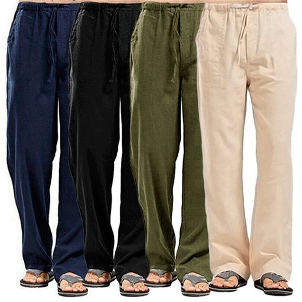mens cotton linen pants summer solid color breathable linen trousers male casual elastic waist fitness pants 220621, Black
mens cotton linen pants summer solid color breathable linen trousers male casual elastic waist fitness pants 220621, Black