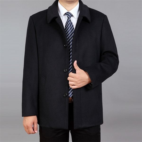 2020 spring men wool coat wool blend jacket autumn wool cashmere jacket male pea coat winter woolen coat overcoat plus size lj201106, Black
2020 spring men wool coat wool blend jacket autumn wool cashmere jacket male pea coat winter woolen coat overcoat plus size lj201106, Black