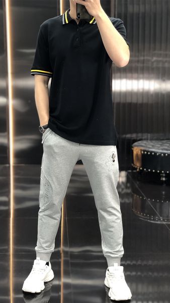 men's designer t-shirts polo shirts summer short sleeves casual cotton shirts fashion luxury slim fit plus size, White;black
men's designer t-shirts polo shirts summer short sleeves casual cotton shirts fashion luxury slim fit plus size, White;black