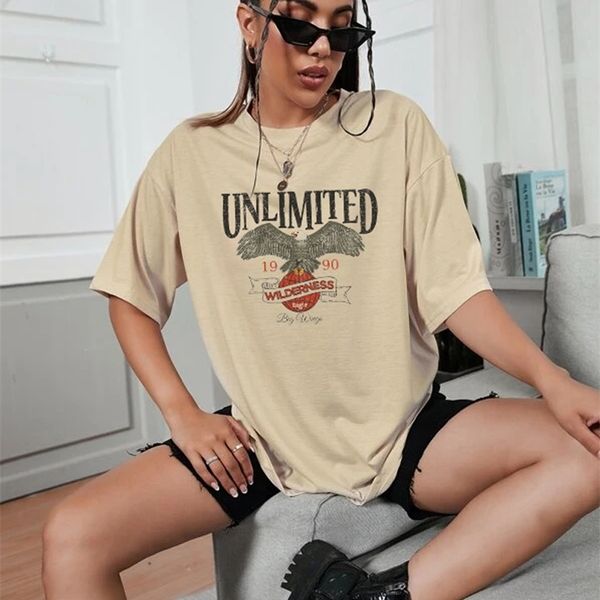 unlimited eagle 1990 wilderness graphic tee retro style vintage grunge oversized t-shirt funny fashion summer 220511, White
unlimited eagle 1990 wilderness graphic tee retro style vintage grunge oversized t-shirt funny fashion summer 220511, White