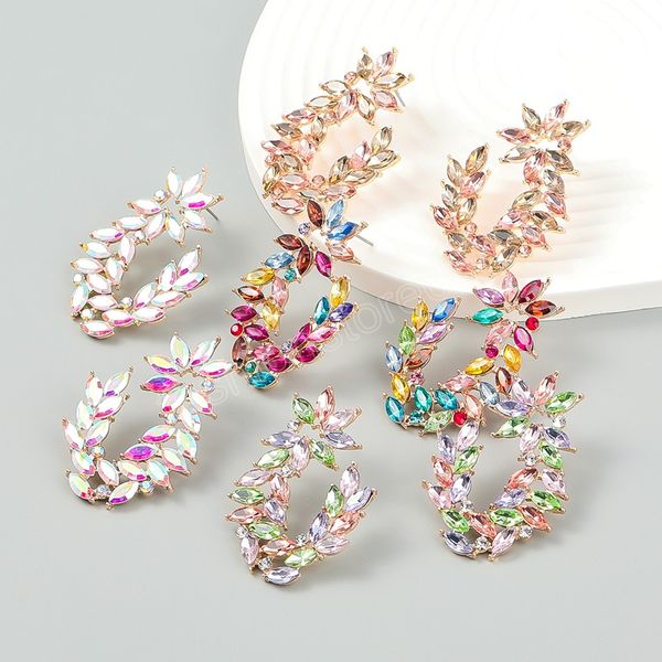spring metal rhinestone geometric earrings party statement dangle earrings women's charm jewelry, Silver
spring metal rhinestone geometric earrings party statement dangle earrings women's charm jewelry, Silver