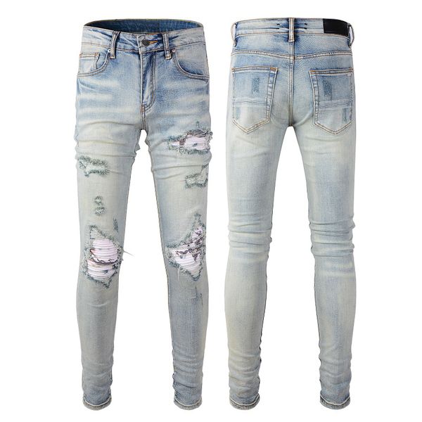 men jeans ripped light blue patch biker stretch hole denim pants motorcycle trousers big size 28-40
men jeans ripped light blue patch biker stretch hole denim pants motorcycle trousers big size 28-40