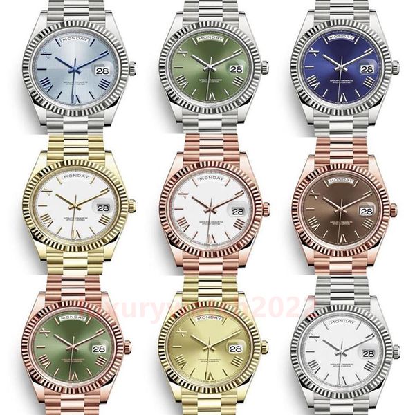 fashion classic watch waterproof men daydate roman numerals sapphire 41mm week calendar stainless steel casual business wristwatch, Slivery;brown
fashion classic watch waterproof men daydate roman numerals sapphire 41mm week calendar stainless steel casual business wristwatch, Slivery;brown