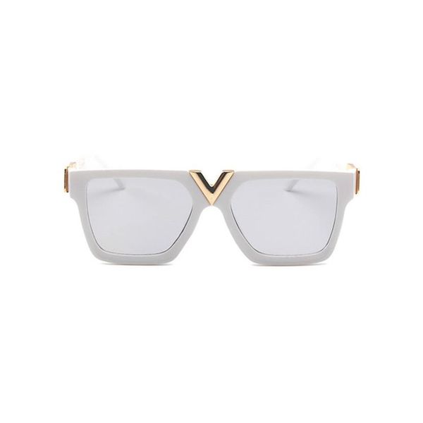 selling woman sunglasses millionaire designer glasses 6 color optional fashion men eyewear gold v letter frames shades beach e243e, White;black
selling woman sunglasses millionaire designer glasses 6 color optional fashion men eyewear gold v letter frames shades beach e243e, White;black