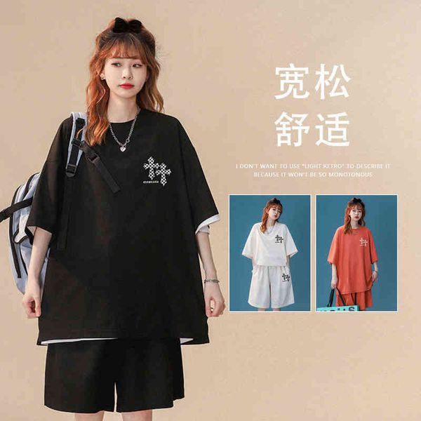 casual sportswear is fashionable and versatile men's suit waffle short sleeve summer couple versatile large fashion shorts t-shirt spor, Gray
casual sportswear is fashionable and versatile men's suit waffle short sleeve summer couple versatile large fashion shorts t-shirt spor, Gray