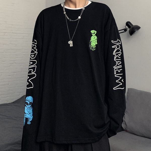 black autumn hip hop t shirt men casual male japan cool tshirt streetwear long sleeve funny gothic t shirts cool oneck 220608, White;black
black autumn hip hop t shirt men casual male japan cool tshirt streetwear long sleeve funny gothic t shirts cool oneck 220608, White;black
