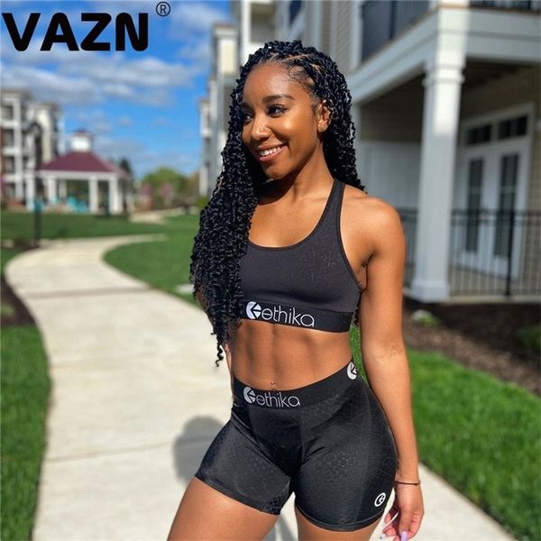 vazn summer lady black orange letters skinny 2piece short set waistcoat and shorts set lady sport sets t200602, White
vazn summer lady black orange letters skinny 2piece short set waistcoat and shorts set lady sport sets t200602, White