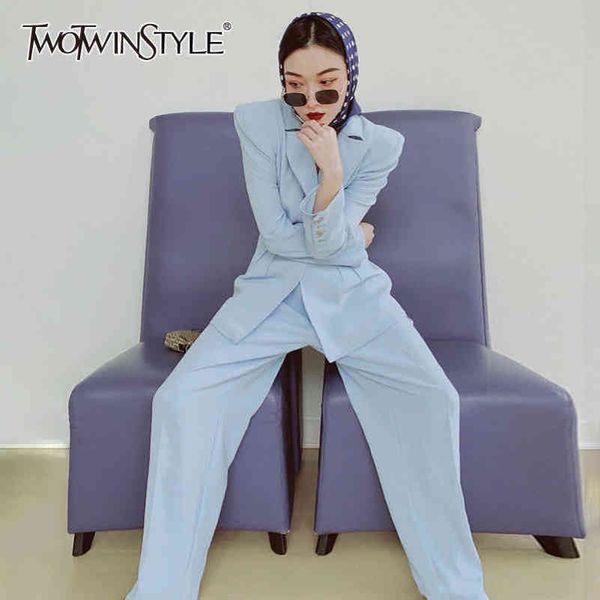 casual two piece set for women lapel sleeve tunic coats high waist full length wide leg pants loose female sets 210423, White
casual two piece set for women lapel sleeve tunic coats high waist full length wide leg pants loose female sets 210423, White