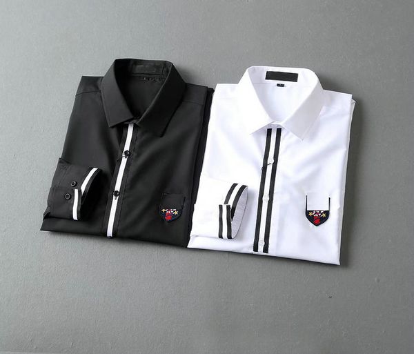 2022 new men's shirt long sleeve casual shirt lette rprint hip hop style clothes with label box5 20, White;black
2022 new men's shirt long sleeve casual shirt lette rprint hip hop style clothes with label box5 20, White;black