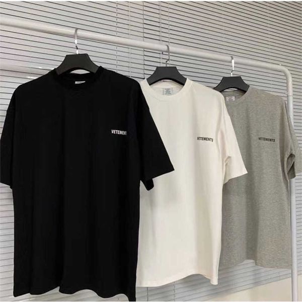 simple classic front back small vetements t-shirt men women loose vtm tee vetements embroidered vetements t shirt, White;black
simple classic front back small vetements t-shirt men women loose vtm tee vetements embroidered vetements t shirt, White;black