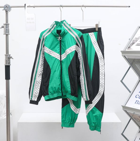 high end clothing brand designer mens tracksuits european size tracksuit fashion stripe contrast stitching design spring and autumn men luxu, Gray
high end clothing brand designer mens tracksuits european size tracksuit fashion stripe contrast stitching design spring and autumn men luxu, Gray