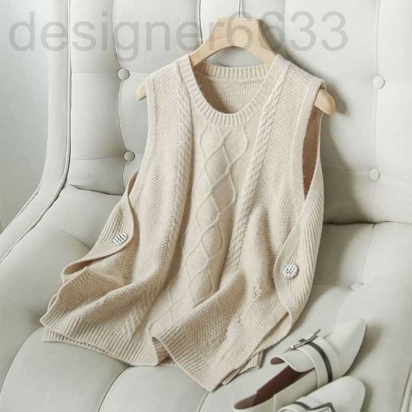 women's knits & tees designer korean fashion design soft knitted vest women's autumn versatile sweater waistcoat loose age reducin, White
women's knits & tees designer korean fashion design soft knitted vest women's autumn versatile sweater waistcoat loose age reducin, White