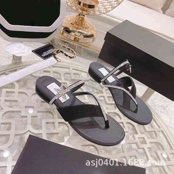 sandals summer style small fragrance feng shui diamond pentagram star flat bottom clip foot herringbone flip flop holiday fashion ng, Black
sandals summer style small fragrance feng shui diamond pentagram star flat bottom clip foot herringbone flip flop holiday fashion ng, Black