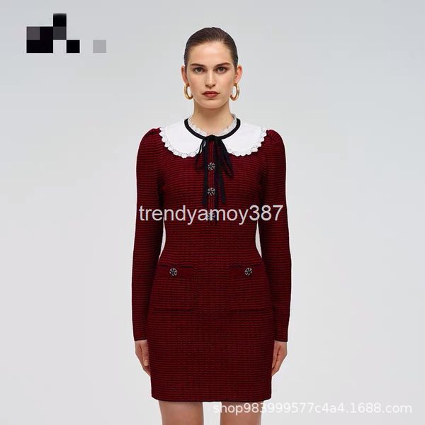 casual dresses sp lace up bow lace stitching doll neck stripe knit dress, Black;gray
casual dresses sp lace up bow lace stitching doll neck stripe knit dress, Black;gray