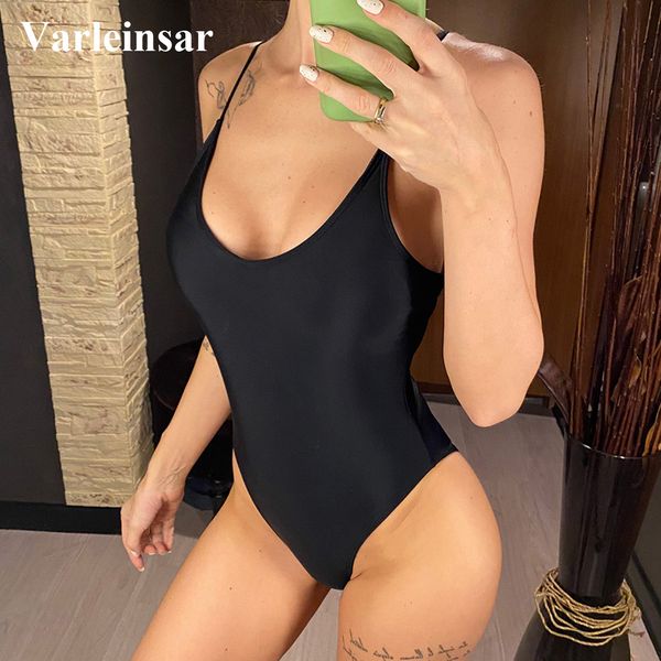 new backless monokini high leg cut women swimwear one piece swimsuit female padded black bather bathing suit swim v3238, White;black
new backless monokini high leg cut women swimwear one piece swimsuit female padded black bather bathing suit swim v3238, White;black