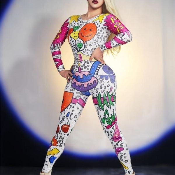 cartoon doodle jumpsuit outfit female singer performance party wear dance stage costume bodysuit prom show leggings y200401, Black;white
cartoon doodle jumpsuit outfit female singer performance party wear dance stage costume bodysuit prom show leggings y200401, Black;white