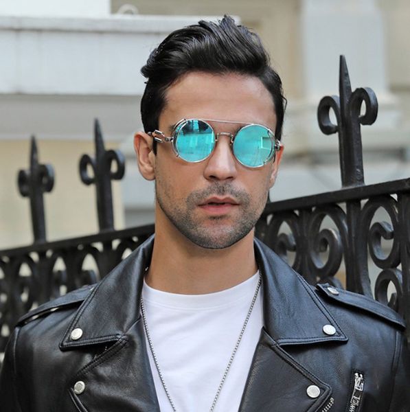 ins fashion new steampunk male sunglasses 1904 personality uv400 spring metal men's round glasses, White;black
ins fashion new steampunk male sunglasses 1904 personality uv400 spring metal men's round glasses, White;black