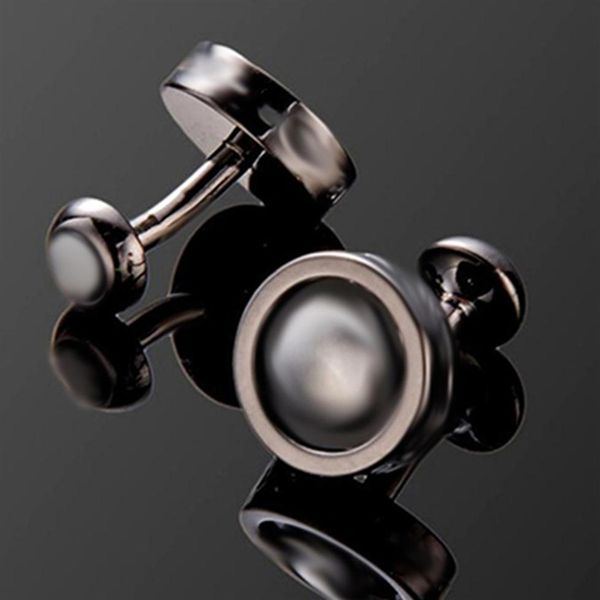 with box luxury cuff links classic classic french shirt cufflinks whole 4 colors black & white background310d, Silver
with box luxury cuff links classic classic french shirt cufflinks whole 4 colors black & white background310d, Silver