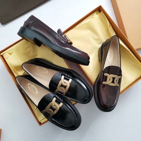 classic kate loafers shoes polished genuine calfskin leather golden chains flats women's luxury designers flat dress shoe ladies factor, Black
classic kate loafers shoes polished genuine calfskin leather golden chains flats women's luxury designers flat dress shoe ladies factor, Black