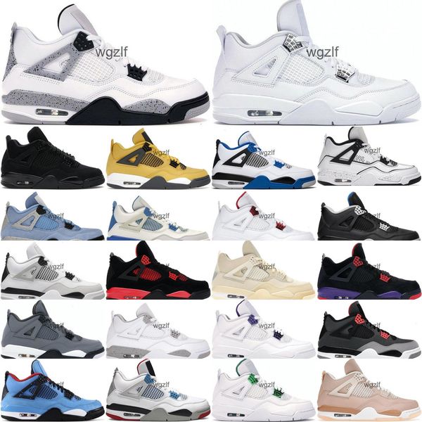 jumpman 4 4s military black basketball shoes men red thunder s 4 sail cat white pure money infrared metallic purple cool2022
jumpman 4 4s military black basketball shoes men red thunder s 4 sail cat white pure money infrared metallic purple cool2022