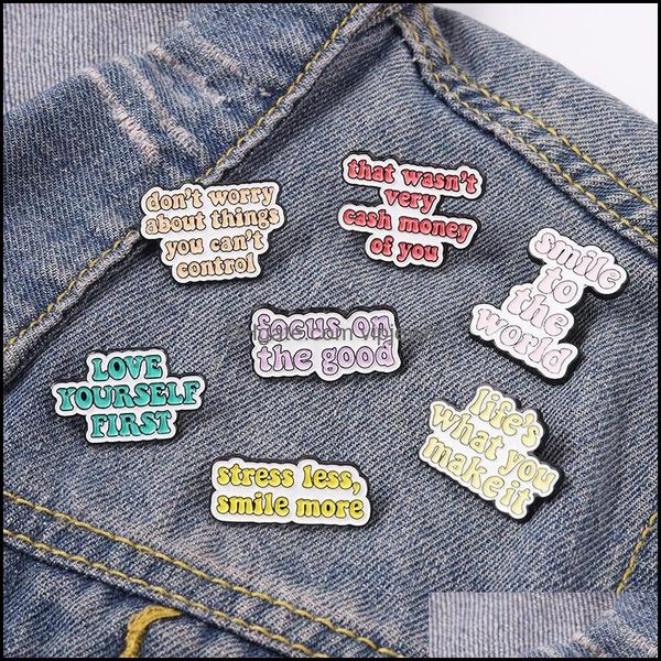 pins brooches jewelry smile to the world letter women alloy strength positive energy lapel pins be strong enamel backpack clothes ba, Gray
pins brooches jewelry smile to the world letter women alloy strength positive energy lapel pins be strong enamel backpack clothes ba, Gray
