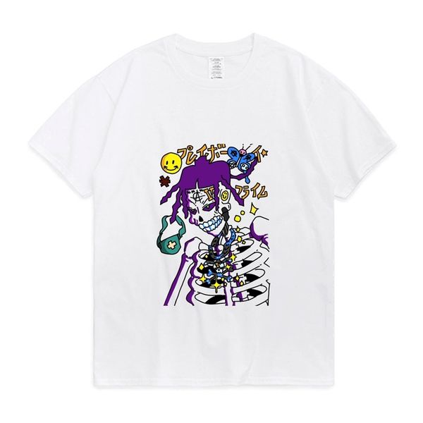 playboi carti print t-shirt hypebeast vintage 90s rap hip hop t shirt fashion comfortable tshirt summer tees 220708, White;black
playboi carti print t-shirt hypebeast vintage 90s rap hip hop t shirt fashion comfortable tshirt summer tees 220708, White;black
