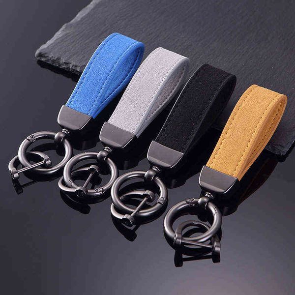 1pc 2022 luxury genuine leather lanyard keychain men women square pattern gunmetal buckle car key ring holder jewelry y220725, Silver
1pc 2022 luxury genuine leather lanyard keychain men women square pattern gunmetal buckle car key ring holder jewelry y220725, Silver