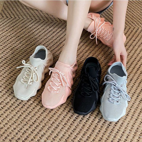2022 summer elling paris women's fly weaving dad casual student running mesh breathable light sports shoes coconut designer, Black
2022 summer elling paris women's fly weaving dad casual student running mesh breathable light sports shoes coconut designer, Black