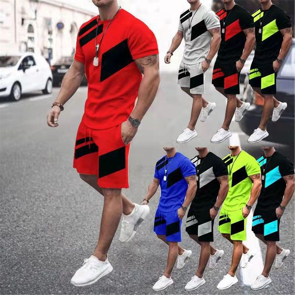 2022 designer new men's tracksuit foreign trade summer shorts loose casual short-sleeved color matching short-sleeved short suit printa, Gray
2022 designer new men's tracksuit foreign trade summer shorts loose casual short-sleeved color matching short-sleeved short suit printa, Gray