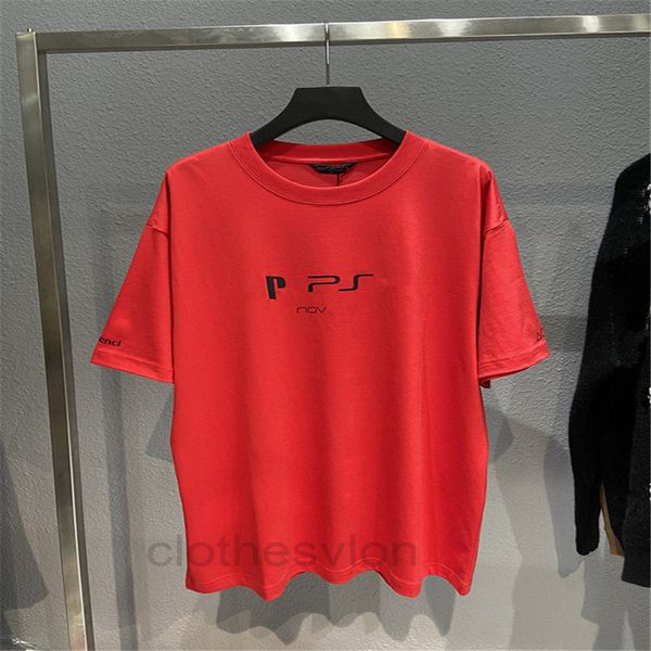 t designer balencaig shirts 2022 shirt high 21ss co branded ps5 letter printing men's women's short sleeve t-shirt 6tof, White;black
t designer balencaig shirts 2022 shirt high 21ss co branded ps5 letter printing men's women's short sleeve t-shirt 6tof, White;black