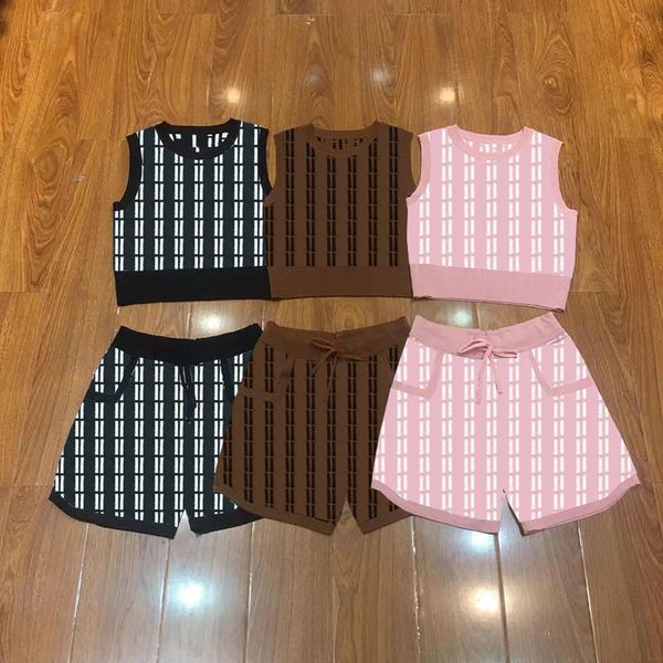 3 colors jacquard tracksuits women vests shorts fashion letters designer sport suit sets summer sleeveless shirts shorts clothing, Gray
3 colors jacquard tracksuits women vests shorts fashion letters designer sport suit sets summer sleeveless shirts shorts clothing, Gray