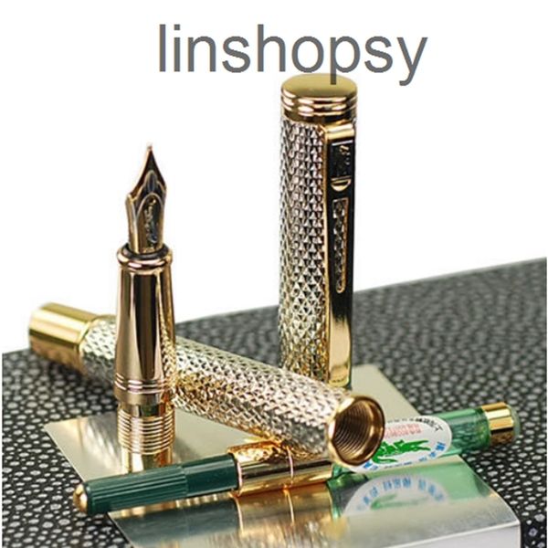 crocodile brand m nib silver metal fountain pen office stationery supplies writing business gift ink pens 7lj1
crocodile brand m nib silver metal fountain pen office stationery supplies writing business gift ink pens 7lj1