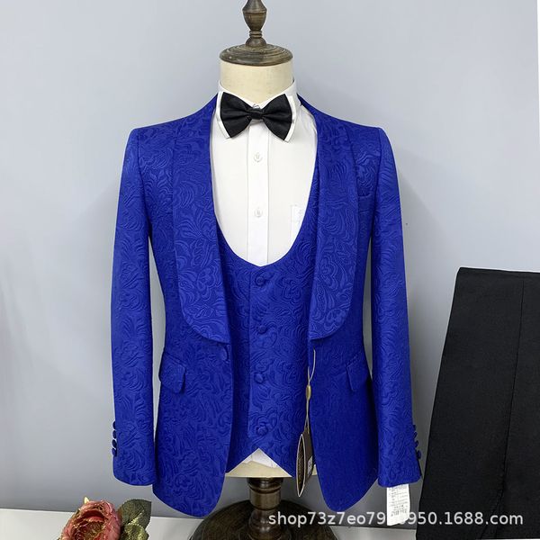 suit male stage performance host wedding banquet dark pattern men's suit 3piece wholesale, White;black
suit male stage performance host wedding banquet dark pattern men's suit 3piece wholesale, White;black