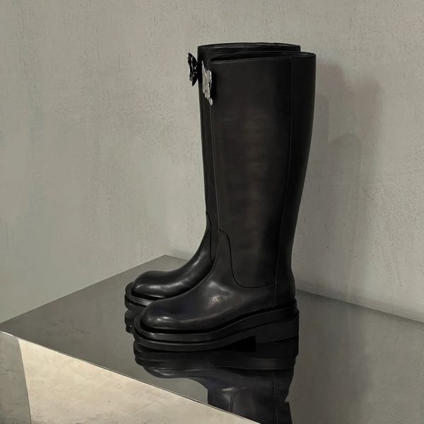half knee boots designer boot high boot martin booties real genuine leather middle 4 cm heel silk sheepskin lining comfortable logo fashiona, Black
half knee boots designer boot high boot martin booties real genuine leather middle 4 cm heel silk sheepskin lining comfortable logo fashiona, Black