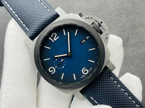vs factory 1663 man watches automatic machine cal.p.9010 movement 44 mm carbon fiber case leather strap sapphire glass blue gradient, Slivery;brown
vs factory 1663 man watches automatic machine cal.p.9010 movement 44 mm carbon fiber case leather strap sapphire glass blue gradient, Slivery;brown