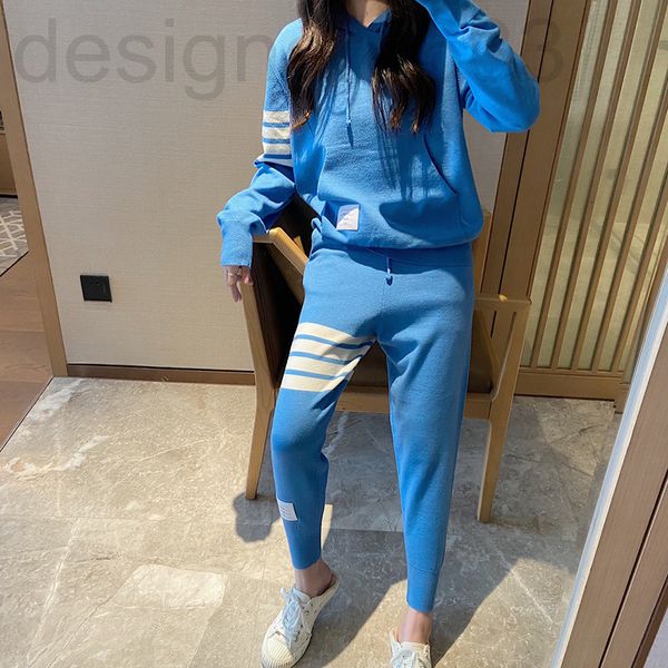two piece dress designer tb autumn and winter warm hooded sweater sports leisure suit striped trousers two-piece set 7l0g, White
two piece dress designer tb autumn and winter warm hooded sweater sports leisure suit striped trousers two-piece set 7l0g, White
