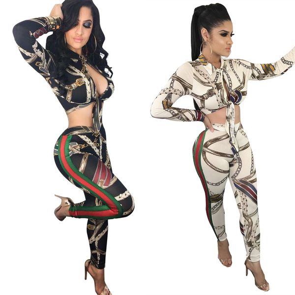 fashion designer women's two piece pants new summer classic red and green striped digital printed pants set, White
fashion designer women's two piece pants new summer classic red and green striped digital printed pants set, White